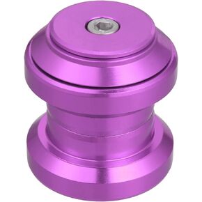 X AUTOHAUX 34mm 1-1/8" Threadless Bicycle Headset Combo Bike Threadless External Headset Sealed Cartridge Bearings MTB Road Headset with Top Cap Purple