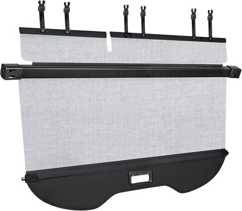 Trunk Cargo Cover for Ford Escape 2013 2014 2015 2016 2017 2018 2019 Retractable Rear Trunk Cargo Luggage Security Shade Cover Shield Interior Accessories Waterproof All Weather (Black) in Saudi Arabia