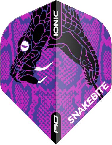 RED DRAGON Snakebite Ionic Dart Flights - 3 Sets Per Pack (9 Dart Flights in Total) in Saudi Arabia