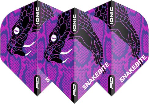 RED DRAGON Snakebite Ionic Dart Flights - 3 Sets Per Pack (9 Dart Flights in Total) in Saudi Arabia
