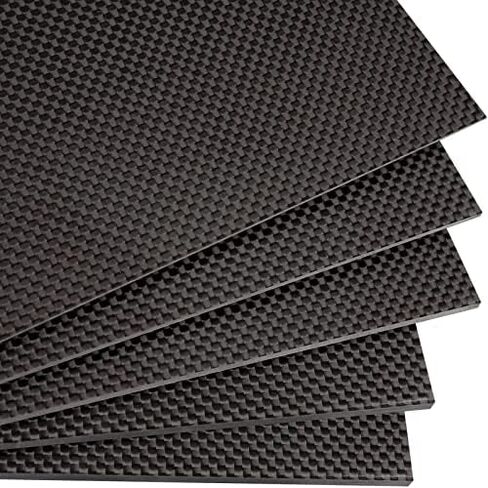 FANCYWING 400X500X3.0MM ورقة ألياف الكربون 100٪ 3K ألياف الكربون لوحة صفائحية نسج عادي لوحة لوحة سمك 3.0 مم (سطح لامع) in Kuwait