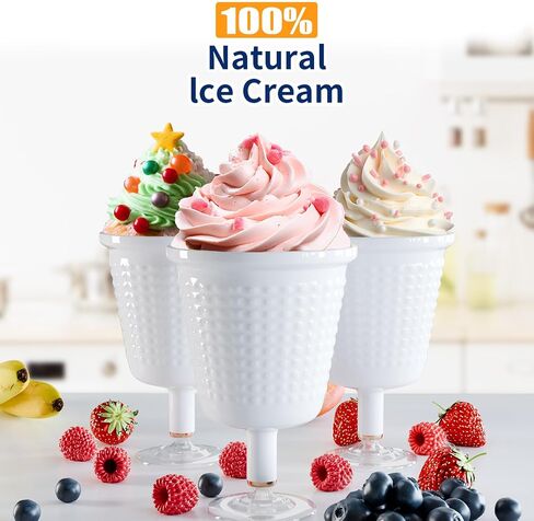 مرفق صانع الآيس كريم OTOmitra لخلاط حامل KitchenAid، صانع الآيس كريم بالفواكه المجمدة الخالية من الألبان، ملحق آيس كريم آمن للغسل في غسالة الأطباق، أجزاء صانع الآيس كريم الطبيعية in Kuwait