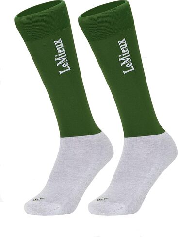 LeMieux My Competition Horse Riding Socks with Closely Woven Foot, Topside Seam and Micro Weight Stretch - Twin Pack in Saudi Arabia