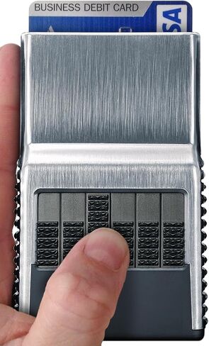 ACM Wallet 2.0 - ProTek™ RFID Blocking - Individually Select Cards - Front Pocket Credit Card Case - Push Button Wallet with Money Clip - For Men & Women in Saudi Arabia