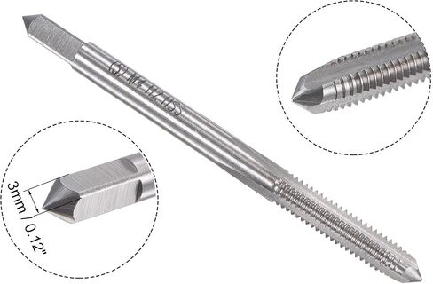 uxcell M4 x 0.5mm Metric Tap and Die Set, Machine Thread Screw Tap with Round Threading Die, Tap & Die Kit for Nut Screw Bolt Thread Repair in Saudi Arabia