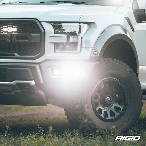 RIGID Industries - غطاء خفيف من سلسلة D مقاس 3 بوصة، بلاستيك بولي كربونات متين، سهل التركيب، غطاء سهل التركيب، حماية من الضوء، ملحقات الطرق الوعرة، صنع في الولايات المتحدة الأمريكية (201933، غطاء واحد، أصفر) in Kuwait