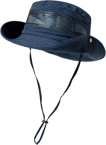 TOP-EX L/XL/XXL Waterproof UPF50 Wide Brim Sun Hat w/Breathable Vented Mesh in Kuwait