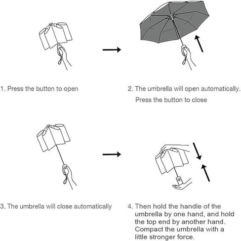 Cute Anime Kitten Gradient Umbrella Automatic Open Folding Umbrella Suitable for Traveling Lightweight Portable Sunshade Gift for Girls in Saudi Arabia