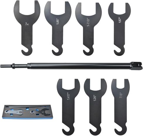 مفتاح ربط مروحة هوائية 8 قطع من بروكومون، مجموعة أدوات إزالة قابض المروحة 43300 لفورد، جنرال موتورز، كرايسلر وجيب in Kuwait