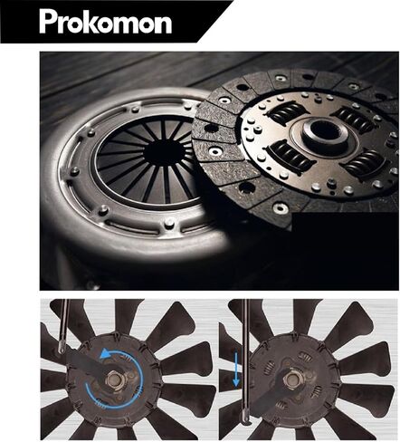 مفتاح ربط مروحة هوائية 8 قطع من بروكومون، مجموعة أدوات إزالة قابض المروحة 43300 لفورد، جنرال موتورز، كرايسلر وجيب in Kuwait