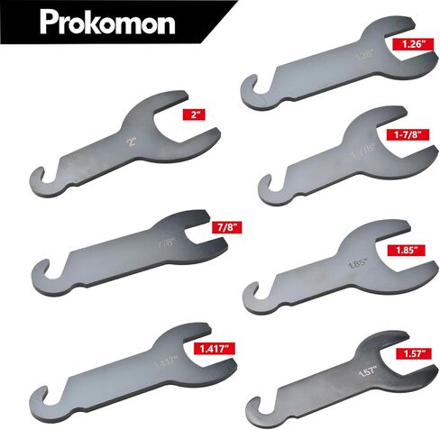 مفتاح ربط مروحة هوائية 8 قطع من بروكومون، مجموعة أدوات إزالة قابض المروحة 43300 لفورد، جنرال موتورز، كرايسلر وجيب in Kuwait