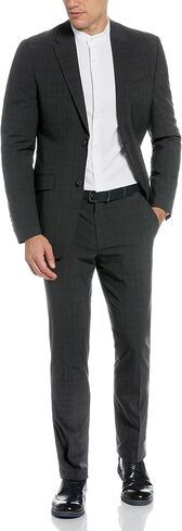 Perry Ellis Men's Slim Fit Stretch Tonal Plaid Suit Jacket in Saudi Arabia