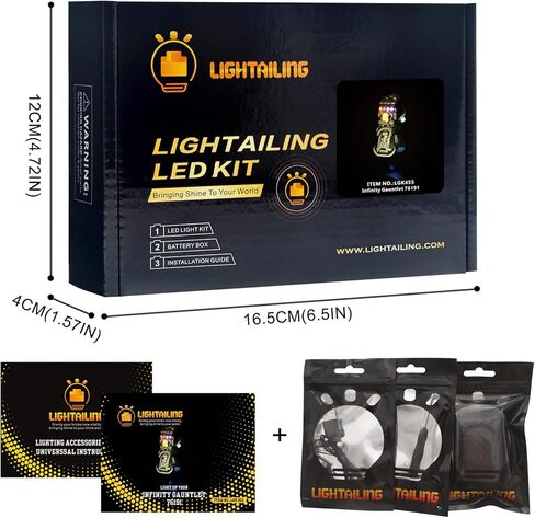 ضوء LED LIGHTAILING لنموذج مكعبات بناء Lego 76191 Infinity Gauntlet - غير متضمن في مجموعة النموذج in Saudi Arabia