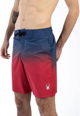 Spyder Men's Standard 9" Geo Print Hybrid Board Short in Saudi Arabia