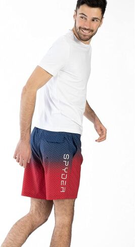 Spyder Men's Standard 9" Geo Print Hybrid Board Short in Saudi Arabia