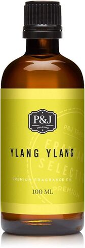 P&J Trading Fragrance Oil | Ylang Ylang Oil 100ml - Candle Scents for Candle Making, Freshie Scents, Soap Making Supplies, Diffuser Oil Scents in Saudi Arabia