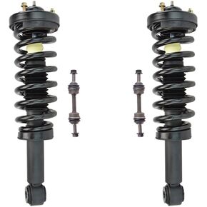 Front Complete Quick Loaded Strut Spring Assembly Sway Bar Kit Set 4pc 2WD for Ford for F150 4.2L/4.6L/5.4L 2009-6.2L 2010-3.5L/3.7L/5.0L 2011-2013 45G20666 JTS909 in Saudi Arabia