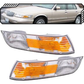 مصابيح زاوية بديلة هالوجين EPIC LIGHTING متوافقة مع MERCURY 95-97 GRAND MARQUIS [FO2550122 FO2551122 F5MY15A201D F5MY15A201C] زوج in Saudi Arabia