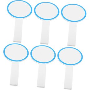Garneck Mini Whiteboards Pack of 6 Dry Wipe Answer Paddles Score Paddles for Handheld Whiteboards Whiteboards for Students in Saudi Arabia