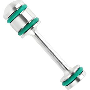 Car LS Billet Barbell Oil Diverter, Aluminum Restrictor Galley Plug for Gen III & IV Engines, Dumbbell Vehicle Rear Fuel Passage Accessories, Compatible with LS1 LS2 LS3 (Green) in Kuwait