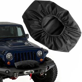 Winch Cover for 8500-12500 lbs Electric Winches, Heavy Duty Waterproof & Dustproof Protection, 22x 10.5 x 8.1 Inch Black Cover - Fits Indoor/Outdoor Use (900D Oxford Fabric) in Saudi Arabia