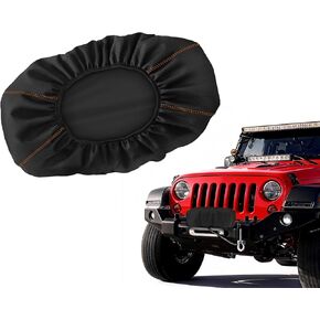 Winch Cover,Dustproof Winch Protection Cover,Badlands Winch Cover 12000 lb Waterproof,Tear Resistant for Up to 17500 Lbs Electric Winches,Indoor/Outdoor Fit for Warn(22″Lx9.8″Hx7.5″W) in Saudi Arabia