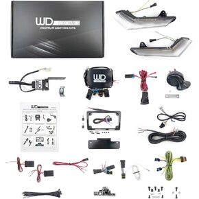 WD Electronics متوافقة مع مصابيح Can-AM Defender الأمامية 2020+، مجموعة إشارة الانعطاف القانونية للشارع المتكاملة، التوصيل والتشغيل السهل in Kuwait