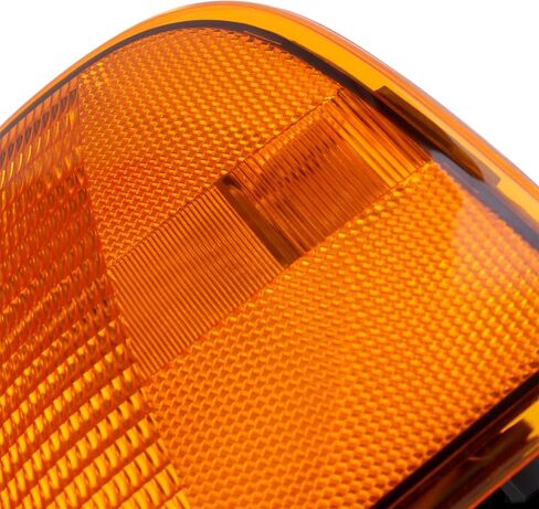KUAFU Right Corner Light Compatible with Peterbilt 375 377 385 Trucks Halogen Turn Signal Corner Lamp w/Bulb Amber Lens Passenger Side in Saudi Arabia