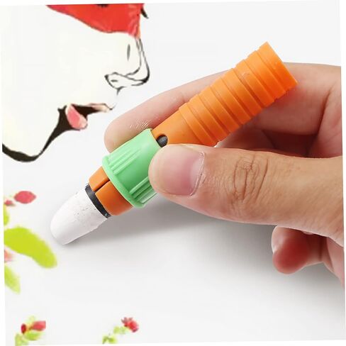 Operitacx 15Pcs Crayon Extender Sharpener Durable Oil Painting Stick Lengthener for Extended Use Convenient Crayon Caps with Comfortable Grip for Artists and Students in Saudi Arabia