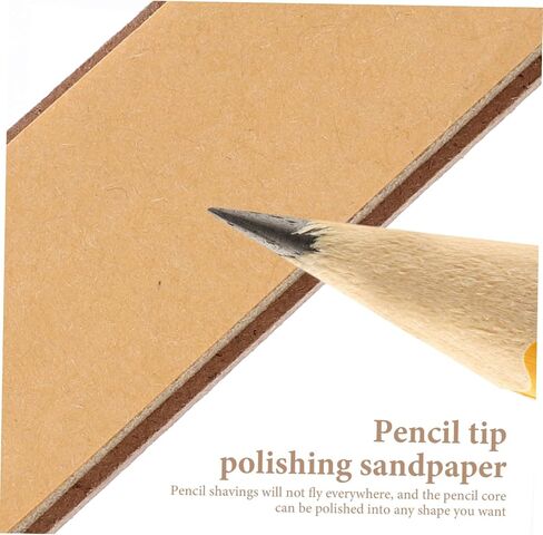 Generic 4pcs Drawing Tools for Artists Pencil Grinder Sandpaper Sharpening Pencils Crayons Sharpener Pencil Sandpaper Block Sandpaper for DIY Sketch Drawing Tool Light Brown Sandboard in Saudi Arabia