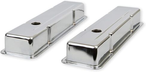 Mr. Gasket 9800 Chrome Valve Covers - Dual Cap Holes in Saudi Arabia