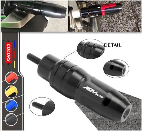 وسادة تحطم مضادة للسقوط لـ Ho&nd&a ADV150 ADV160 ADV350 ADV 160 350 19-24 ملحقات الدراجات النارية واقي سقوط العادم المتزلجون قطع حماية وسادات التصادم in Kuwait