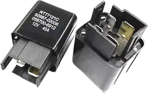 مرحل السيارات RTT7121 RTT7121C 12V 40A 4PIN رادار عكسي مضاد للسرقة، ممسحة، مرحل تكييف هواء السيارة (RTT7121) in Saudi Arabia