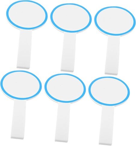 Garneck Mini Whiteboards Pack of 6 Dry Wipe Answer Paddles Score Paddles for Handheld Whiteboards Whiteboards for Students in Saudi Arabia