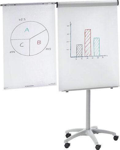 Rocada Flipchart Mobile with Star Base Height 1890 mm in Saudi Arabia