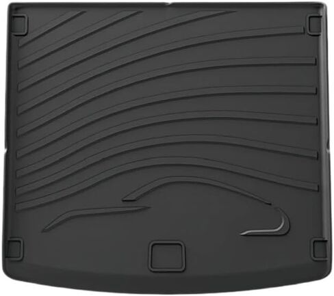 Compatible with Cayenne 2019-2024 TPE Floor Mats Carpets All Weather Anti-Slip WP Trunk Cargo Liner(Rear seat pad) in Saudi Arabia