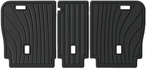 Compatible with Cayenne 2019-2024 TPE Floor Mats Carpets All Weather Anti-Slip WP Trunk Cargo Liner(Rear seat pad) in Saudi Arabia