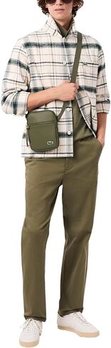 Lacoste Mens PVC Flat Crossover Bag in Saudi Arabia