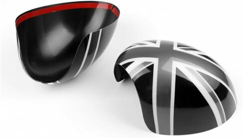 OKJHFD 2 مجموعة من - L&H Union Jack أغطية مرايا الجناح قوة الطي الأمامي الأيسر الأيمن ABS بلاستيك لميني كوبر 2007-2013 لكوبر كونتريمان 2011-2015 لكوبر بيسمان 2013-2015 in Kuwait