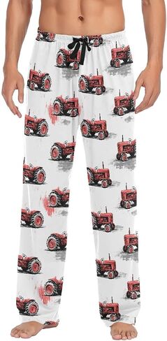 Mens Pajama Pants Cowboy Wild Mustang Horses Men's Pajama Bottoms Sleep Lounge Pj Pants for Men With Drawstring Pockets S in Saudi Arabia
