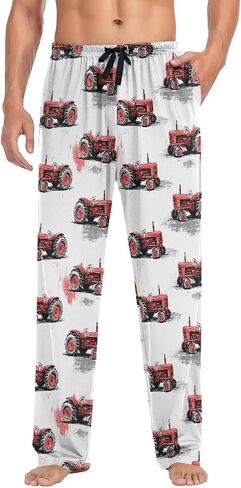 Mens Pajama Pants Cowboy Wild Mustang Horses Men's Pajama Bottoms Sleep Lounge Pj Pants for Men With Drawstring Pockets S in Saudi Arabia