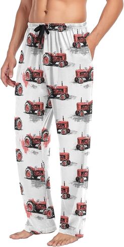 Mens Pajama Pants Cowboy Wild Mustang Horses Men's Pajama Bottoms Sleep Lounge Pj Pants for Men With Drawstring Pockets S in Saudi Arabia