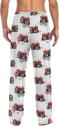 Mens Pajama Pants Cowboy Wild Mustang Horses Men's Pajama Bottoms Sleep Lounge Pj Pants for Men With Drawstring Pockets S in Saudi Arabia