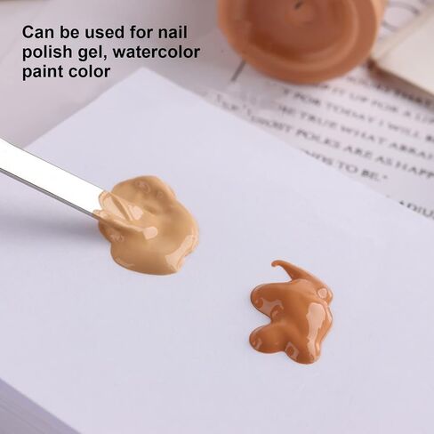 Nail Color Mixing Paper Disposable Medium Size 3x3 Inch 50 Sheets with Mixing Stick for Nail Art Design Makeup and Watercolor Painting in Saudi Arabia