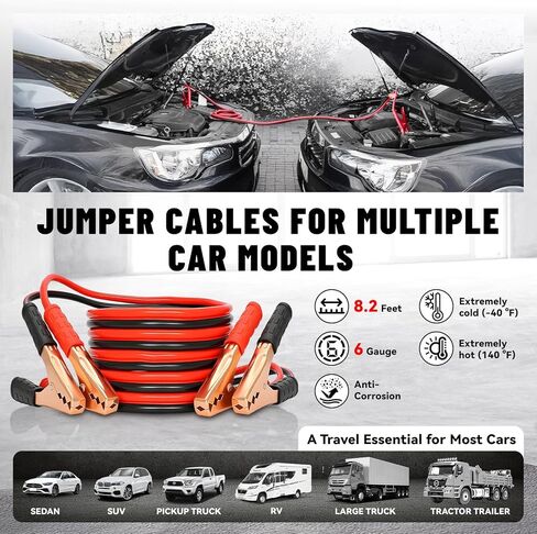 طقم سيارة للطوارئ على جانب الطريق مكون من 10 قطع مع كابلات توصيل، وإكسسوارات السيارة للرجال، ومجموعة أدوات السلامة المساعدة تتضمن مطرقة أمان، ومصابيح أمامية، وقفازات، ومجموعة الإسعافات الأولية للنساء والرجال والمراهقين in Kuwait