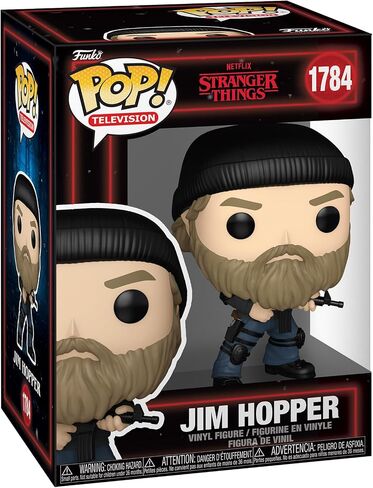 فانكو بوب! التلفاز: Stranger Things - Jim Hopper - شخصية من الفينيل قابلة للتجميع - فكرة هدية - بضائع رسمية - ألعاب للأطفال والكبار - محبي التلفزيون - شخصية نموذجية لهواة الجمع والعرض in Saudi Arabia