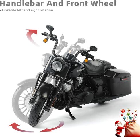 لعبة دراجة نارية خاصة من Road King لعام 2017 متوافقة مع Harley Davidson 1:12 Mini 2017 Road King Special Motorcycle Model diecast Moto لمقعد الدمية مقاس 5-7 بوصات هدية لعبة Moto in Kuwait