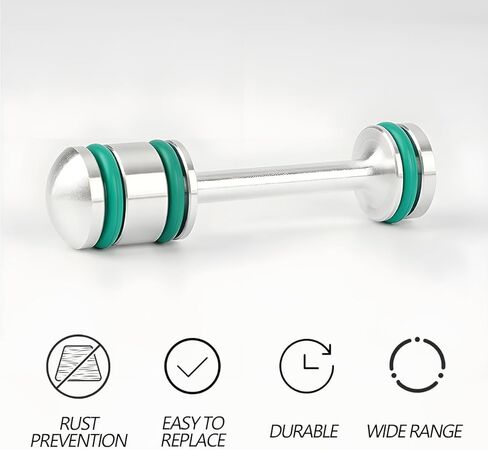 Car LS Billet Barbell Oil Diverter, Aluminum Restrictor Galley Plug for Gen III & IV Engines, Dumbbell Vehicle Rear Fuel Passage Accessories, Compatible with LS1 LS2 LS3 (Green) in Kuwait