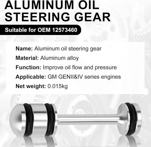 LS Billet Rear Galley Plug Barbell Oil Diverter,Ls Performance Parts Fits for GM Gen III & IV LS1 LS3 LS2 LQ4 LQ9 LS6 L92 L33 L99,Oil Diverter 6061-T6 Aluminum Alloy Material (1PC) in Saudi Arabia