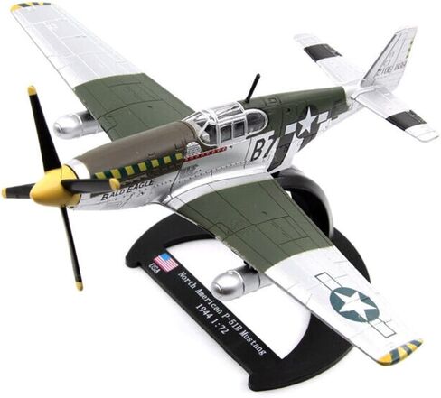 ZEZEFUFU 1:72 سبيكة الحرب العالمية الثانية أمريكا الشمالية P-51B موستانج مقاتلة نموذج طائرة الطيران العلوم نموذج in Saudi Arabia